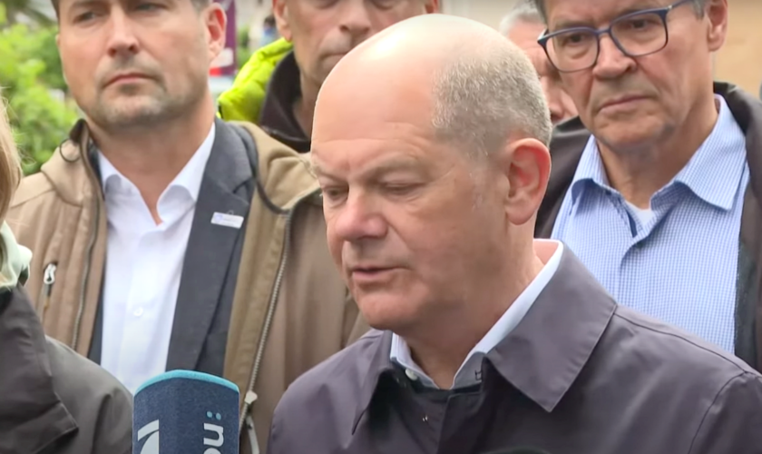 Hochwasser: Olaf Scholz sichert Betroffenen im Saarland Unterstützung zu