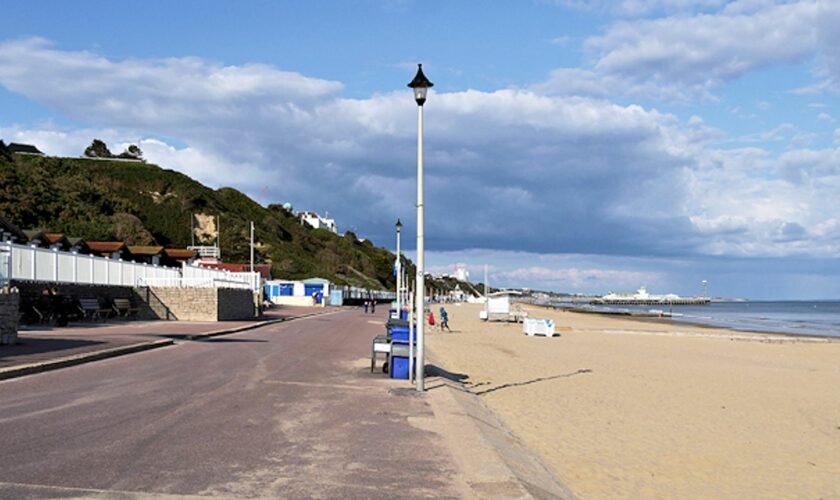 Two women were found stabbed on Durley Chine Beach