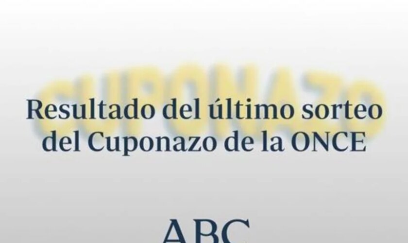 Comprobar resultados del Cuponazo de la ONCE de hoy viernes, 10 de mayo de 2024