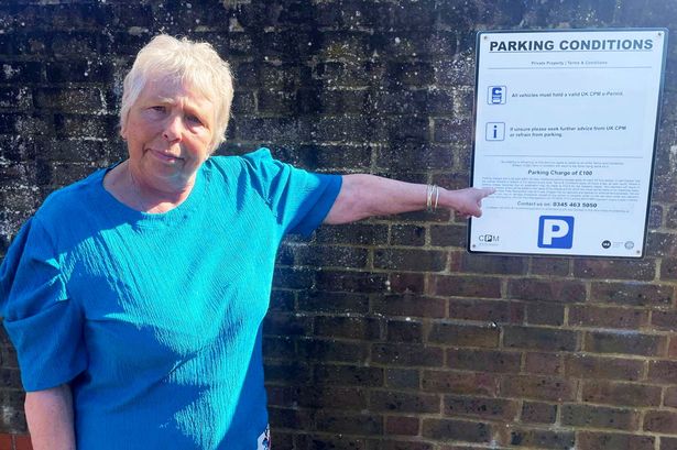 Homeowners claim parking firm tried to charge them to park on own land - and threatened £100 fine