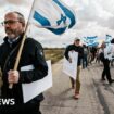 Israeli activists battle over Gaza-bound aid convoys