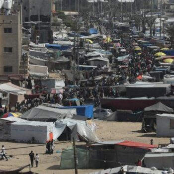 Nach Israels Evakuierungsaufrufen hätten inzwischen rund eine Million Zivilisten die Stadt Rafah verlassen. Foto: Omar Ashtawy/A