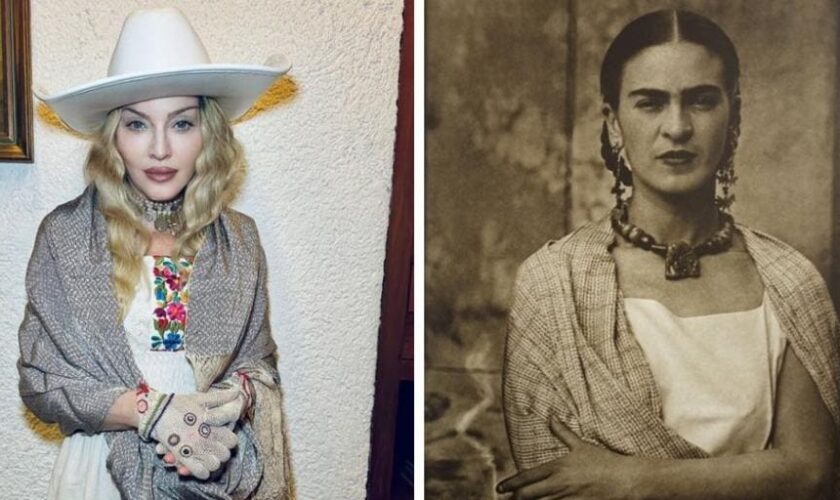 Madonna causa polémica en México con la ropa y las joyas de Frida Kahlo