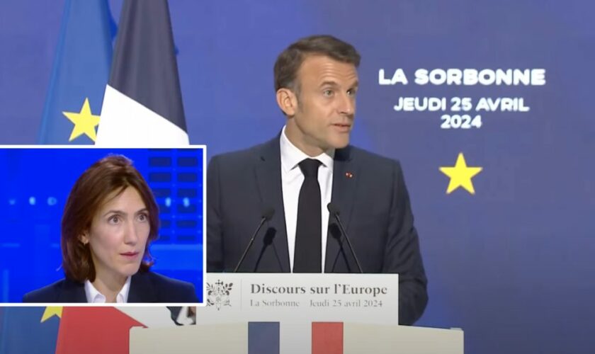 Pris en photo avec Valérie Hayer, Emmanuel Macron affirme « avoir été piégé »