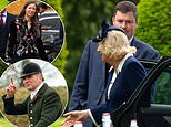 Queen Camilla arrives at memorial service for King Charles' close friend Captain Ian Farquhar after his death aged 78