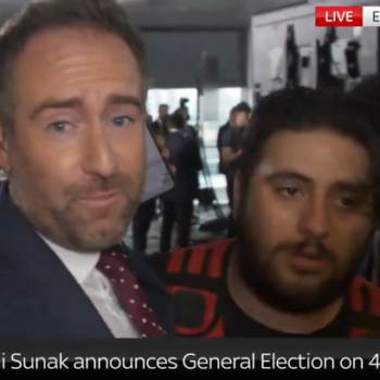 Sky News journalist escorted from Rishi Sunak election campaign launch