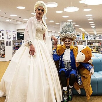 Una 'drag queen' para el 75 aniversario de la Ley Fundamental alemana