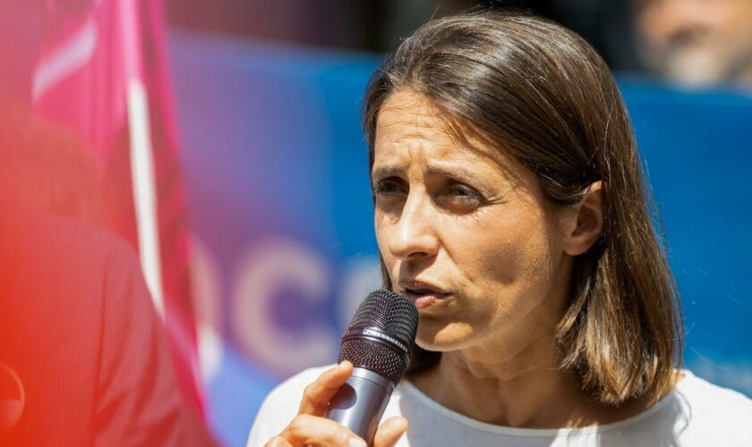 La secrétaire générale de la CGT Sophie Binet le 23 mai 2024, à Paris