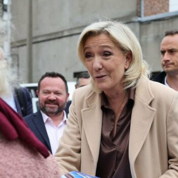 Marine Le Pen le 14 juin 2024 à Henin-Beaumont