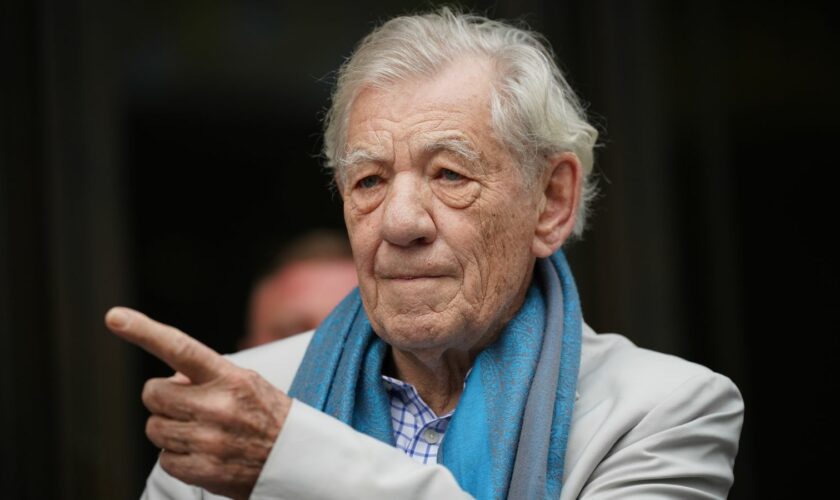 Ian McKellen. Pic: PA