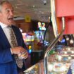 Reform UK leader Nigel Farage playing a 2p machine in Clacton-on-Sea, Essex, while on the General Election campaign trail. Picture date: Friday June 21, 2024.