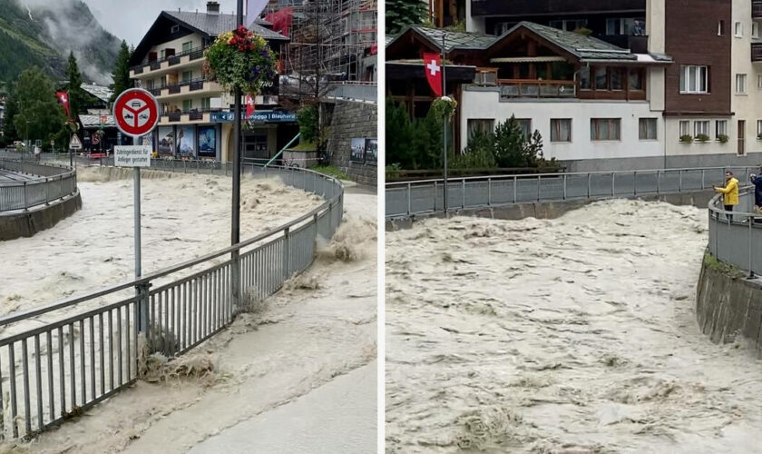 En Suisse, trois personnes portées disparues après des inondations