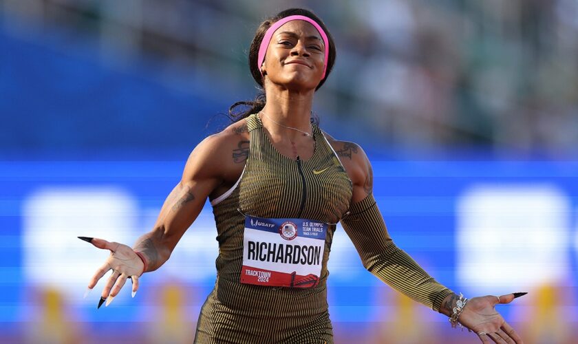 Sha’Carri Richardson qualifies for Paris Olympics after winning 100m sprint at US trials