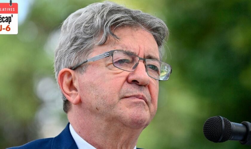 Jean-Luc Mélenchon, à Montpellier, le 23 juin 2024.