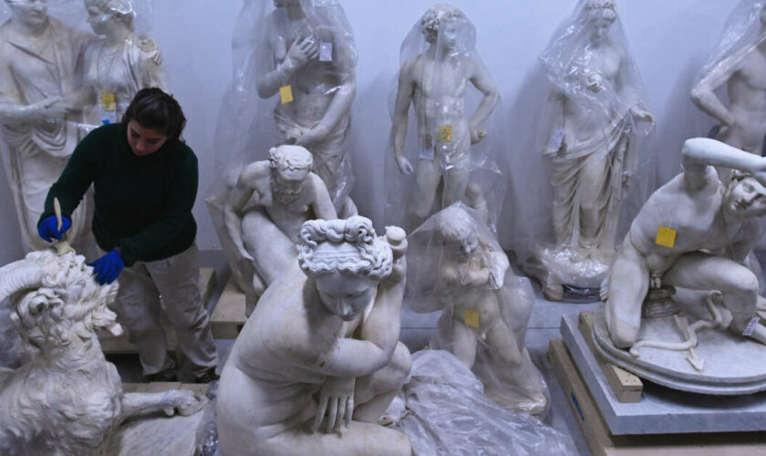 De Rome à Paris, le délicat voyage de trésors de la statuaire antique