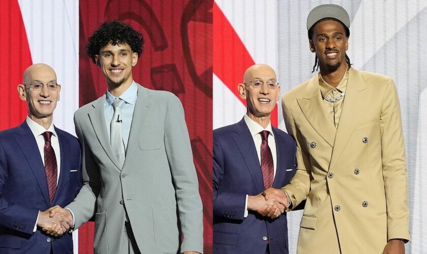 Draft NBA : Zaccharie Risacher et Alex Sarr, deux Français aux deux premières places ! Doublé historique après Wembanyama