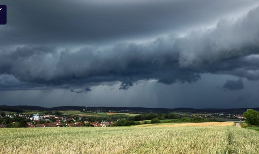 Unwetter treffen Baden-Württemberg und Bayern