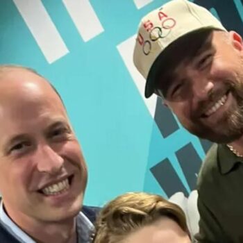 Prince William and Travis Kelce Pic: Taylor Swift/Instagram