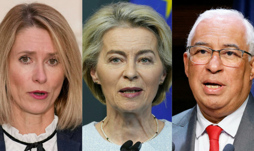 Union européenne : les « top jobs » pour Ursula von der Leyen, Antonio Costa et Kaja Kallas