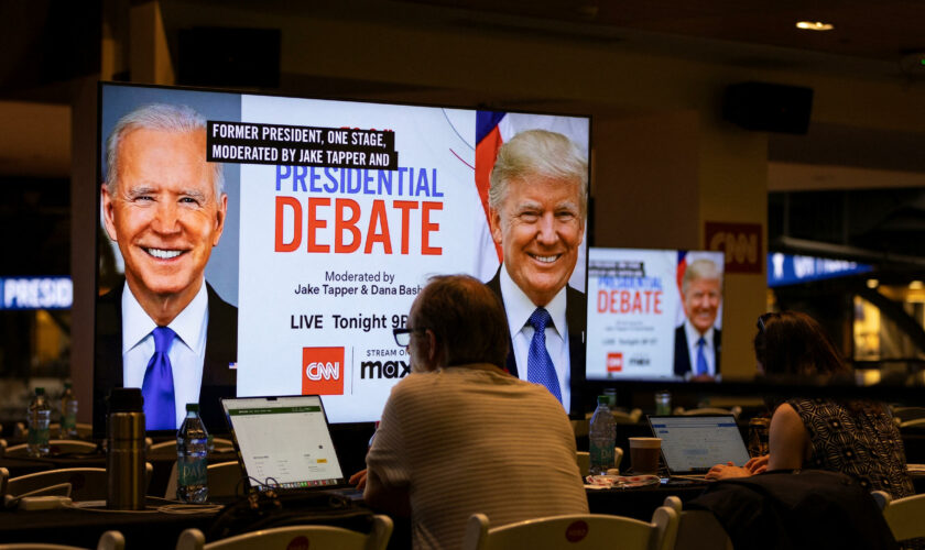 Présidentielle américaine : Joe Biden et Donald Trump commencent à débattre