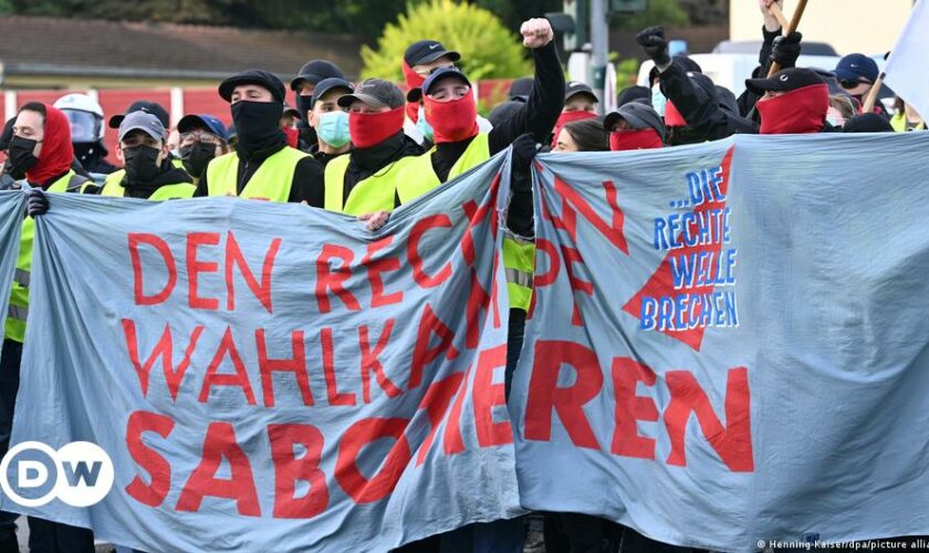 AfD beginnt Parteitag in Essen trotz starker Proteste