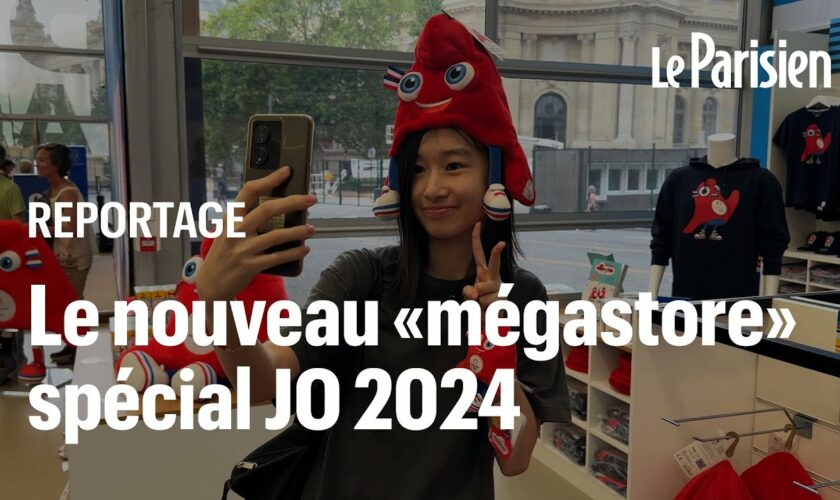 Dans les rayons du « mégastore » de 1000 m2 spécial JO des Champs-Elysées