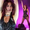 'Don't turn up to glasto and mime': Dua Lipa is slammed by Glastonbury viewers as they claim she isn't singing live while headlining the iconic festival for the first time