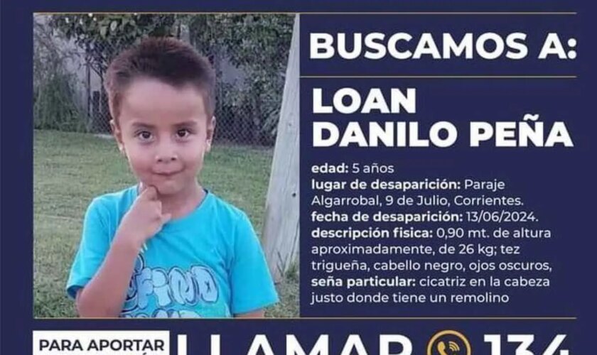 Dramático giro en la desaparición del pequeño Loan en Argentina: su tía denuncia que fue atropellado y está muerto