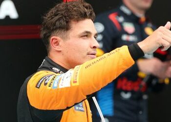 Formel 1 in Barcelona: Erst brennt es bei McLaren – dann holt Lando Norris die Pole