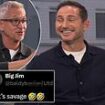 Gary Lineker appears to aim 'SAVAGE' balding jibe at Frank Lampard during the BBC's Euro 2024 coverage as social media users claim Chelsea and England legend was 'fuming' with dig