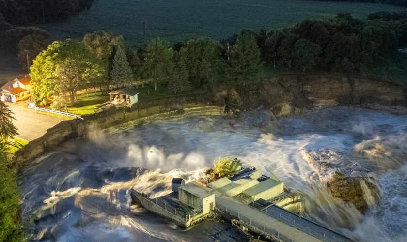 He lived near a dam his whole life. Then floods washed his house away.