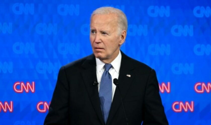 Joe Biden bei der TV-Debatte