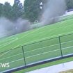 Sinkhole swallows Illinois football pitch