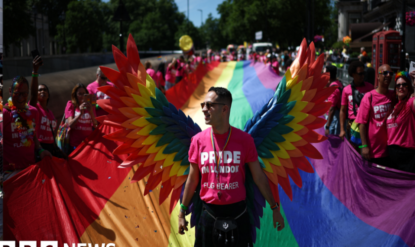 Thousands cheer on annual Pride parade in London