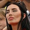 WAGs watch tense Three Lions clash with the Danes nervously as Southgate's men take on Denmark in Frankfurt - but Jude Bellingham's model 'girlfriend' posts from Paris