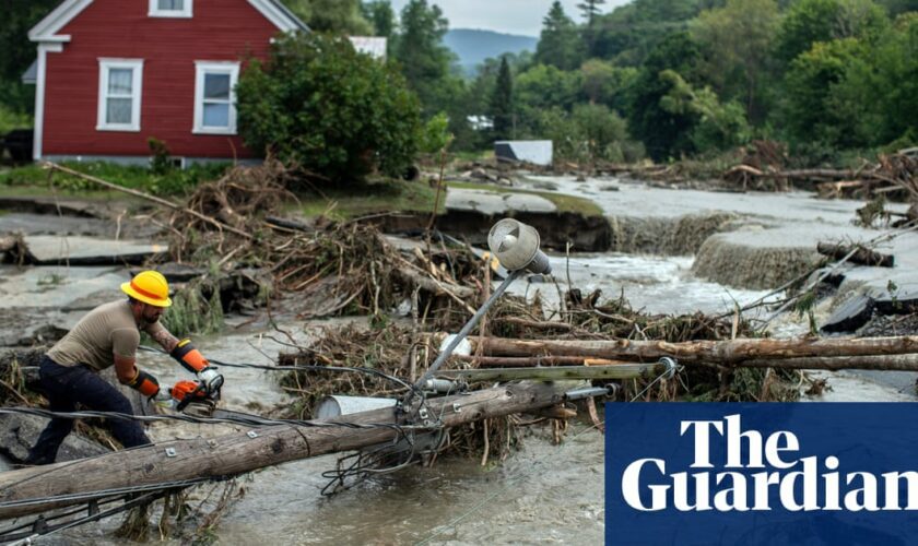 ‘Apocalyptic’ floods in Vermont destroy homes as two dozen rescued by boat