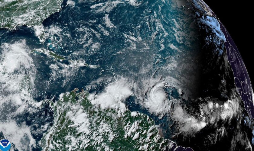 Mapped: Hurricane Beryl barrels towards Caribbean islands as Category 3 storm