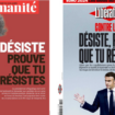 « Libération » et « L’Humanité » ont eu la même inspiration pour leur « Une » contre le RN