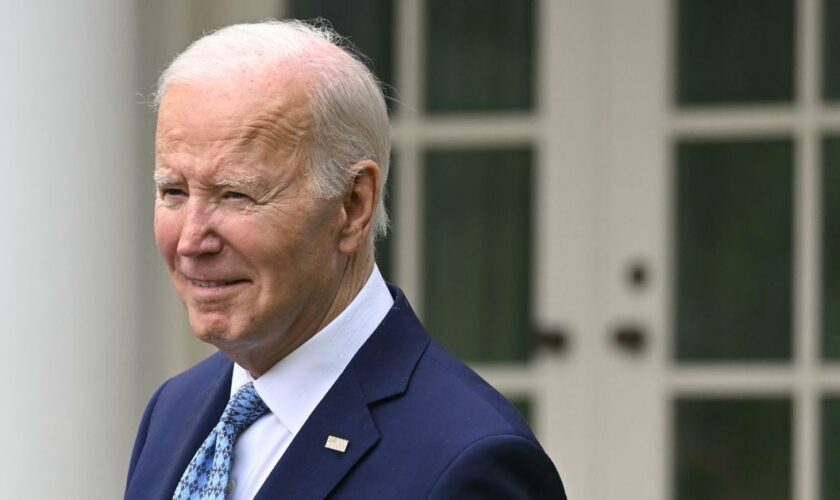 Le président américain Joe Biden à la Maison Blanche, le 6 mai 2024 à Washington