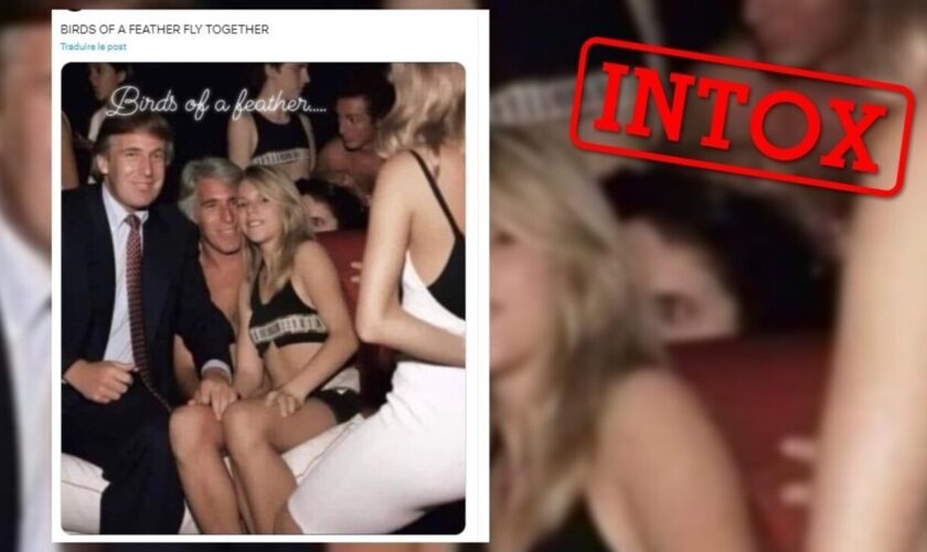 Trump en compagnie de Jeffrey Epstein ? Voici des astuces pour repérer une photo générée par IA