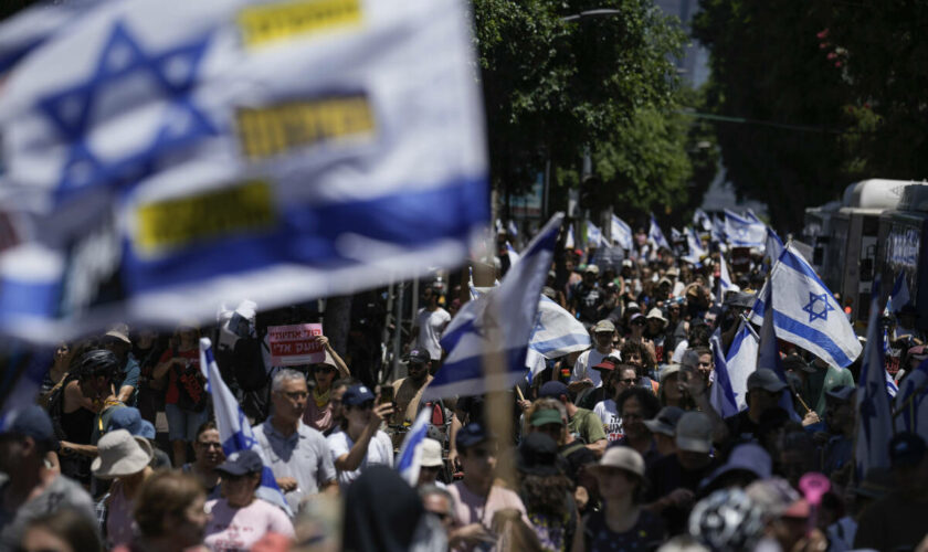 En Israël, plusieurs manifestations pour réclamer une trêve après 9 mois de guerre