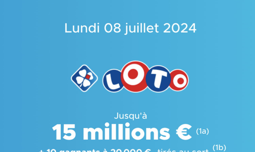 Résultat Loto (FDJ) : le tirage du lundi 8 juillet 2024 [EN LIGNE]