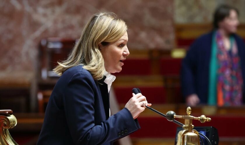 La présidente de l'Assemblée nationale Yael Braun-Pivet, le 5 mars 2024 à Paris