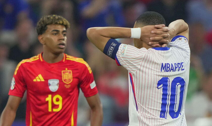 EURO 2024. France - Espagne : Mbappé pas au niveau et un rêve brisé pour les Bleus, le résumé du match