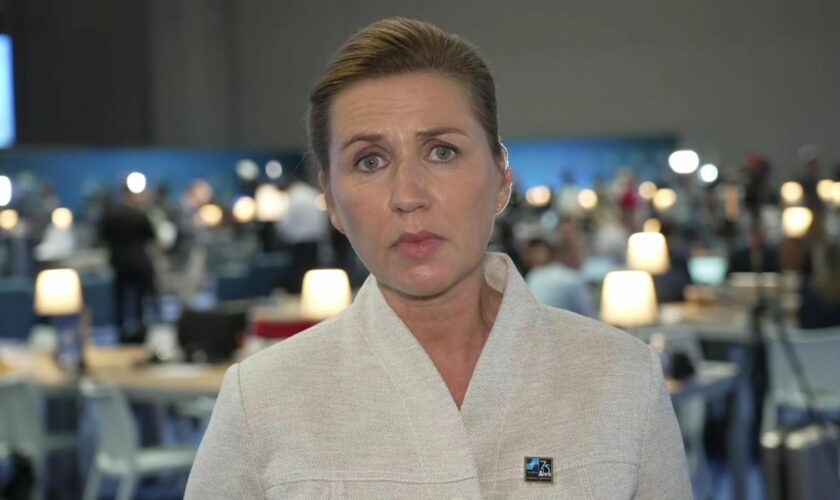 Danish Prime Minister Mette Frederiksen