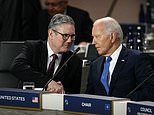 Sir Keir Starmer showed 'green-shoots of strength and leadership' when meeting Joe Biden at NATO, body language expert says - with the beleaguered and 'fragile' president 'clearly now beyond power-jousting'