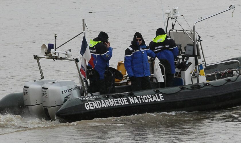 Members of the Maritime Gendarmerie during a search. File pic: AP