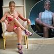 Sharon Stone, 66, recreates THAT iconic Basic Instinct scene as she slips into red lace lingerie for a saucy shoot - after claiming she lost £18 million following her near-fatal stroke