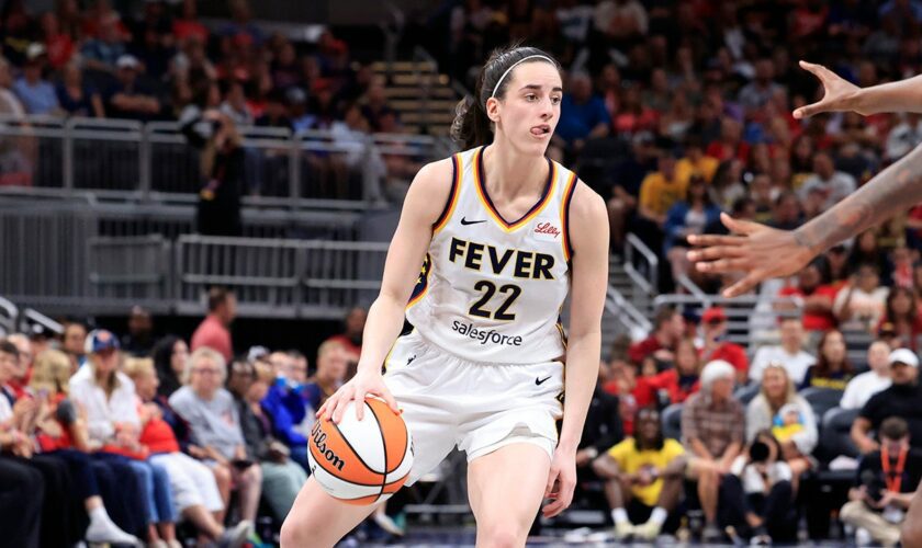 Caitlin Clark records fifth straight double-double as Fever stave off Mercury comeback