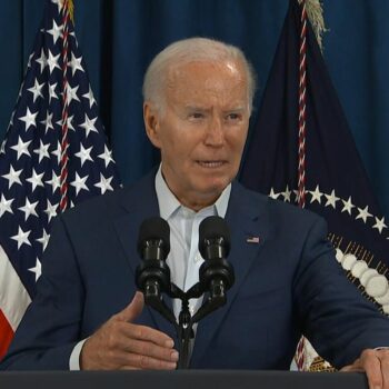 'No place in America for this kind of sick violence,' says Biden after Trump rally shooting